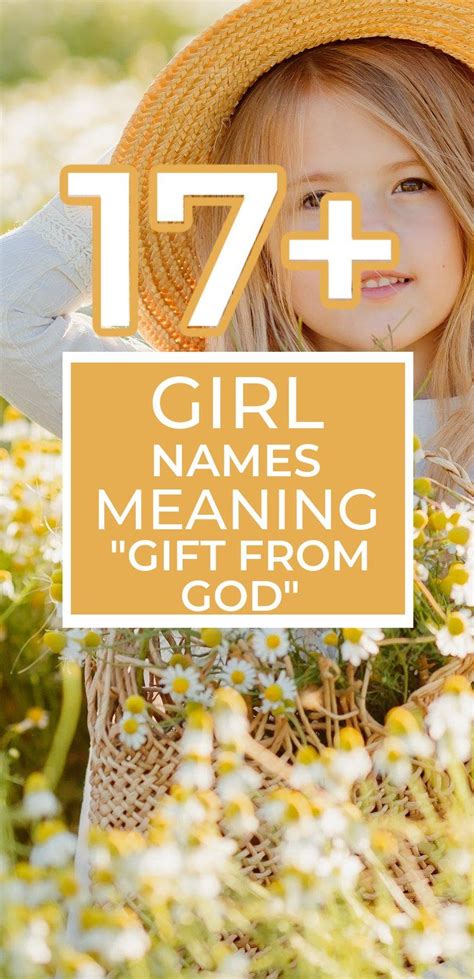 baby girl names meaning gift  god miracle blessing  gift