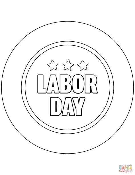 labor day poster coloring page  printable coloring pages