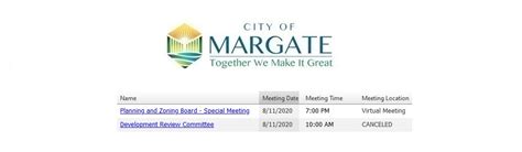 week  margate government august