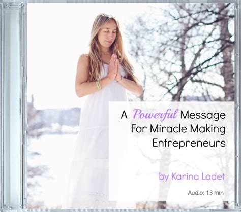 your t a powerful message for miracle making