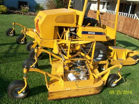 4600 diesel hustler range wing lawn mower for sale nex