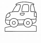 Coloring Pages Car Toy Simple Drawing Outline Kids Cars Printable Train Clipart Land Cliparts Color Transportation Getdrawings Getcolorings Caboose Toddlers sketch template
