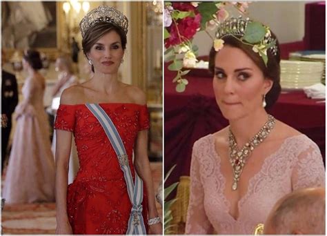 Kate Middleton Wears Diana S Tiara With Daring Neckline To