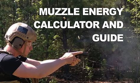 calculate muzzle energy survivalist forum