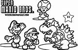 Mario Coloring Pages Characters Color Getdrawings sketch template