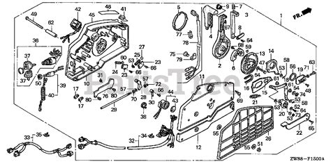 luxe honda outboard motor parts diagram