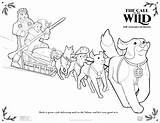 Dog Sled Coloring Pages Print Template sketch template