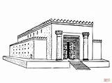 Solomon Tempio Salomone Tempel Disegno Salomos Ausmalbild Solomons Supercoloring Gerusalemme Uharibifu Salomo Rebuilding Mungu Kategorien sketch template