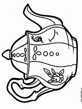 Coloring Pages Kettle Printable Recommended sketch template