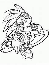 Sonic Hawk sketch template