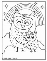 Eule Eulen Malvorlage Ausmalbilder Malvorlagen Ausmalen Printable Verbnow Clouds Birds Owls sketch template