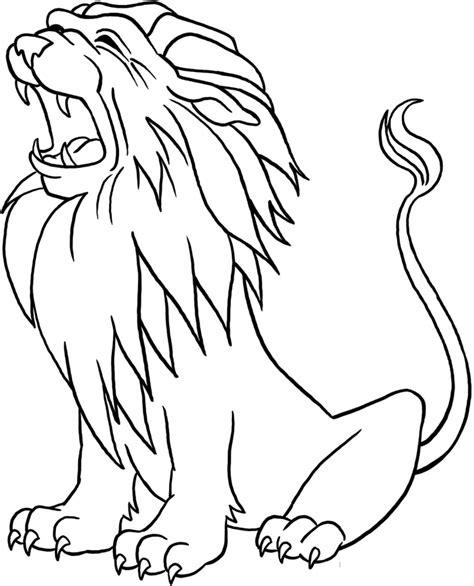 lion coloring pages  printable