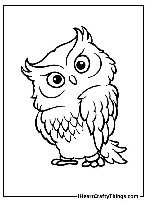 wise owl coloring pages