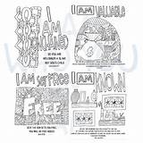 Coloring Identity Christ Color Pages Print Christian Am sketch template