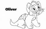 Coloring Oliver Pages Company Horse Disney Movie sketch template