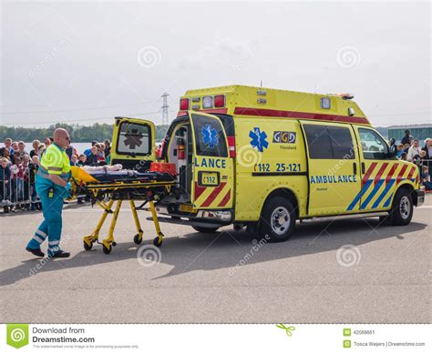 dutch medical services  action editorial photo image  security nurse