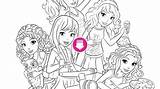 Lego Friends Coloring Pages Sheets Colouring Girls Little Choose Board sketch template
