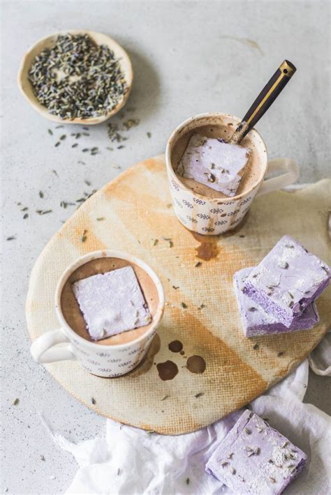 Lavender Marshmallows Recipe Lavender Recipes Healthy Hot