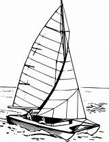 Catamaran Diferencias Openclipart Onlinelabels Clipground Webstockreview sketch template