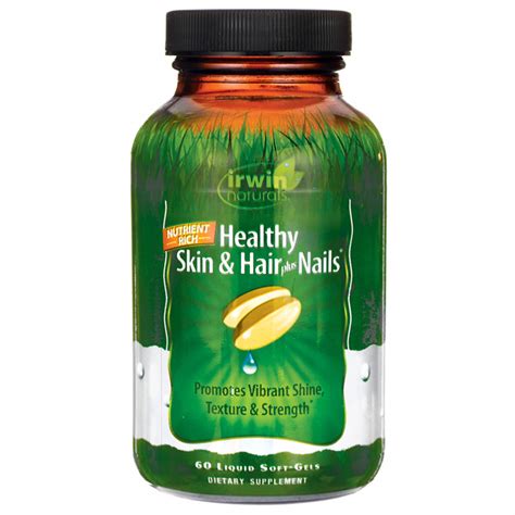 irwin naturals healthy skin hair  nails  lgels swanson health