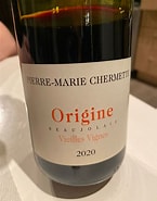 Image result for Pierre Marie Chermette Beaujolais Cuvée Vieilles Vignes Primeur. Size: 145 x 185. Source: www.cellartracker.com