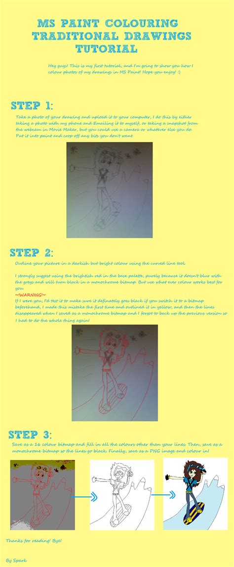 ms paint colouring  tutorial  theredboots  deviantart