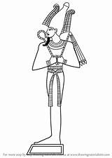 Osiris Drawing Draw Step Egyptian Gods Drawings Ak Tutorials Getdrawings sketch template