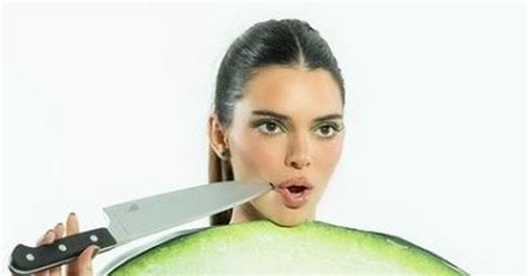 kendall jenner hailed as iconic as she mocks herself in cucumber