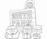 Park South Coloring Pages Printable Print Yellowstone National Cartman Color Clipart Chef Worksheets Worksheet Kids Getdrawings Getcolorings Kyle Popular Library sketch template