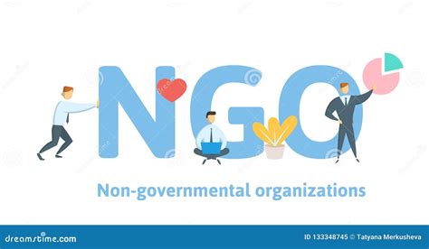 ngo  governmental organization concept  keywords letters
