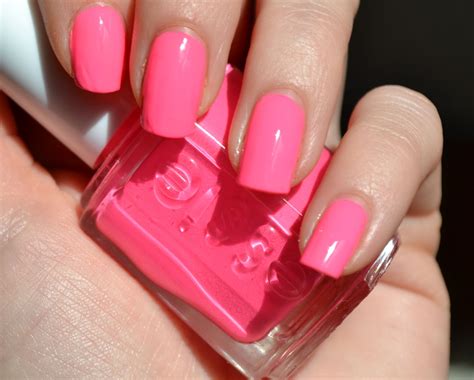 makeupvitamins essie punchy pink  swatch review dupes