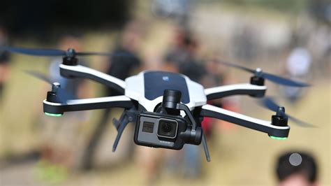 gopro unveils camera drone  effort  boost sales stock bloomberg