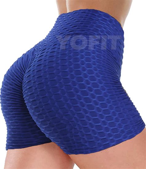 yofit women s high waist workout gym shorts ruched butt lifting shorts