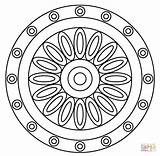 Coloring Mandala Flower Pattern Pages Easy Printable Life Abstract Designs Drawing Mandalas Adults Floral Getdrawings Dot Library Clipart Popular Supercoloring sketch template