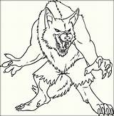 Werewolf Marvelous sketch template