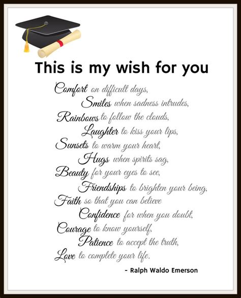 graduation card   words