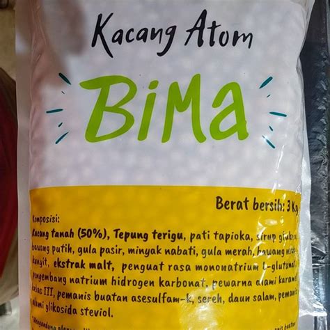 Jual Kacang Atom Bima 3kg Shopee Indonesia