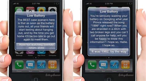 phones  battery warnings     hilarious