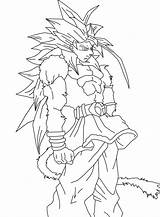Goku Ssj5 Gohan Lineart sketch template