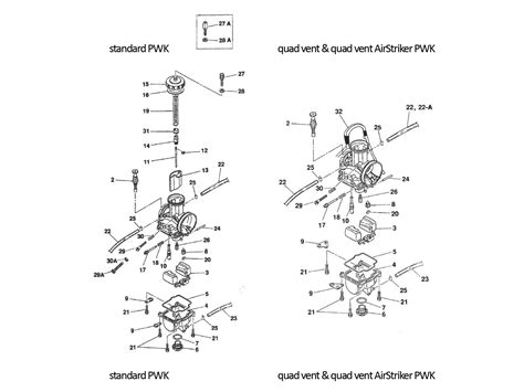 keihin pwk carburetor parts diagram frank mxparts