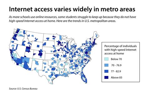 Internet Access Varies Widely In Metro Areas The Hechinger Report