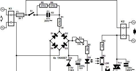 circuit  light dimmer wiring diagram