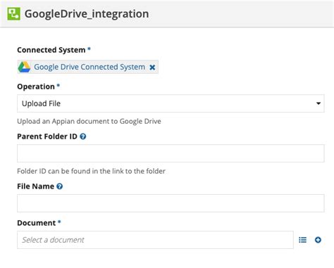 google drive connected systems