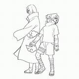 Coloring Sasuke Naruto Pages Vs Popular sketch template