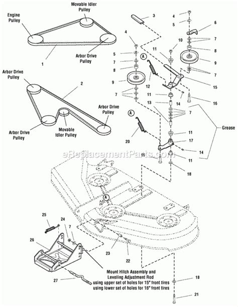 snapper lt parts list  diagram  pertaining  snapper lawn mower parts diagram