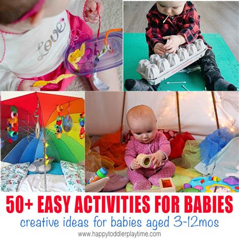 simple activities  babies   months happy toddler playtime