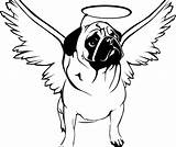 Pug Coloring Pages Adult Printable Puppy Animals Getdrawings sketch template