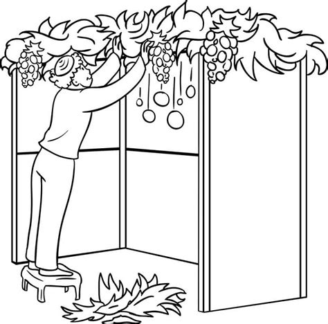 sukkot coloring page  printable coloring pages  kids