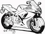 Suzuki Gsx Drawing Bike K7 R750 Coloring Bullet Micro Cartoon Pages Sketch Motorcycle Deviantart Interesting 2007 Branches Tree Designs Save sketch template
