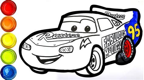 lightening mcqueen  coloring pages
